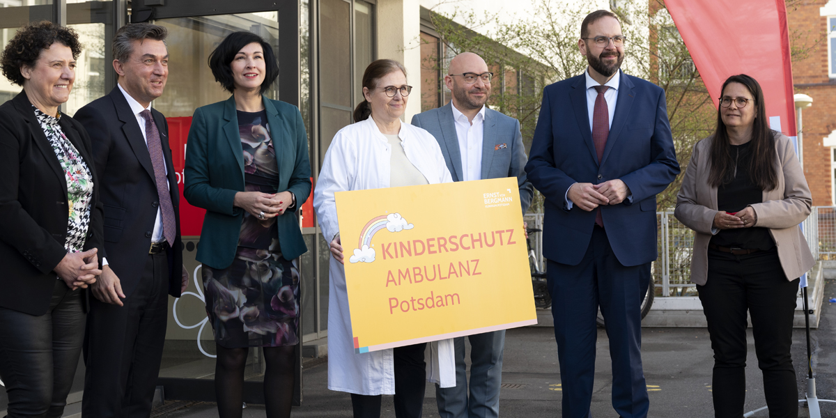 Bild: Brandenburgs erste Kinderschutzinstitutsambulanz wurde am 15. April 2026 im Potsdamer Bergmann-Klinikum eröffnet