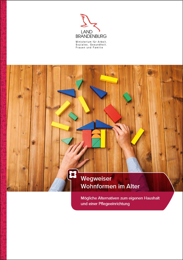 Bild vergrößern (Bild: Titel Publikation Wegweiser Wohnformen im Alter)
