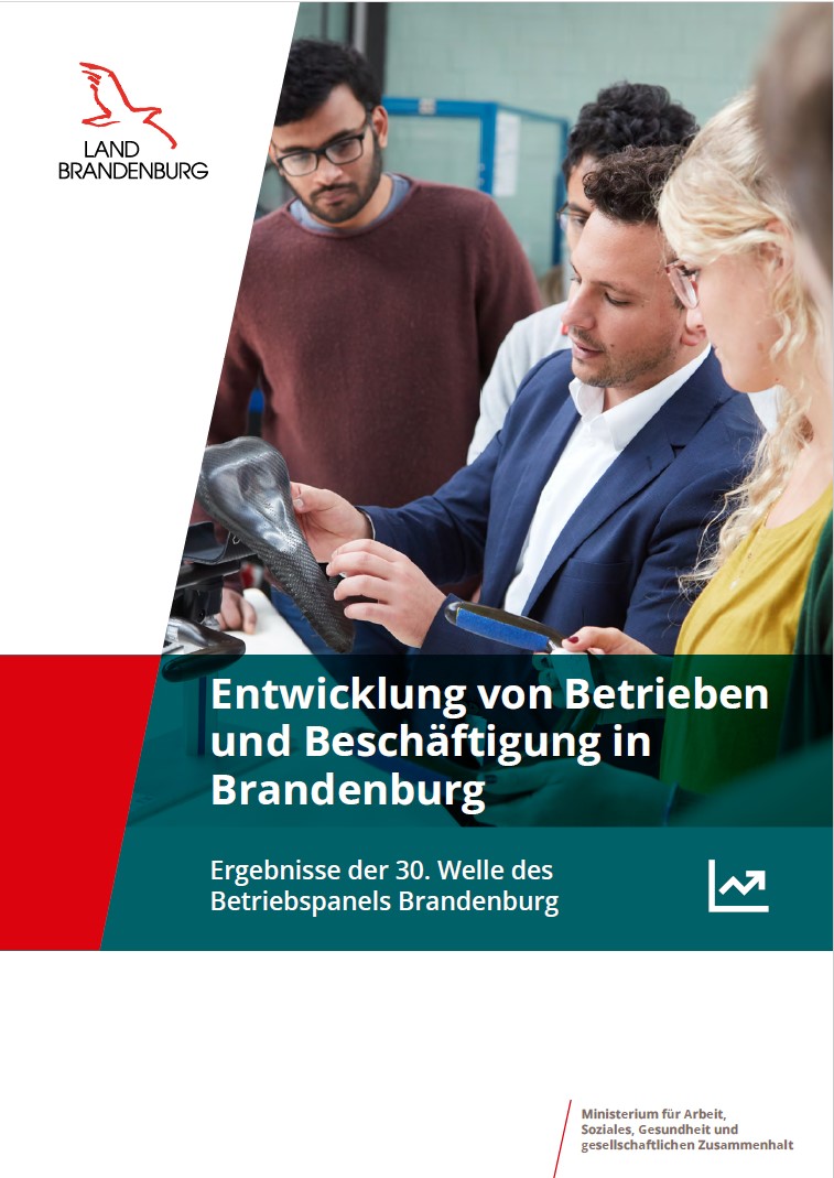 Bild vergrößern (Bild: Entwicklung von Betrieben und Beschäftigung in Brandenburg 2025)